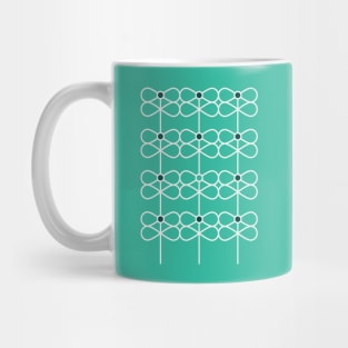 Bearberry Rows (Teal) Mug